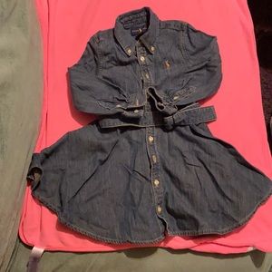Ralph Lauren denim long sleeve dress